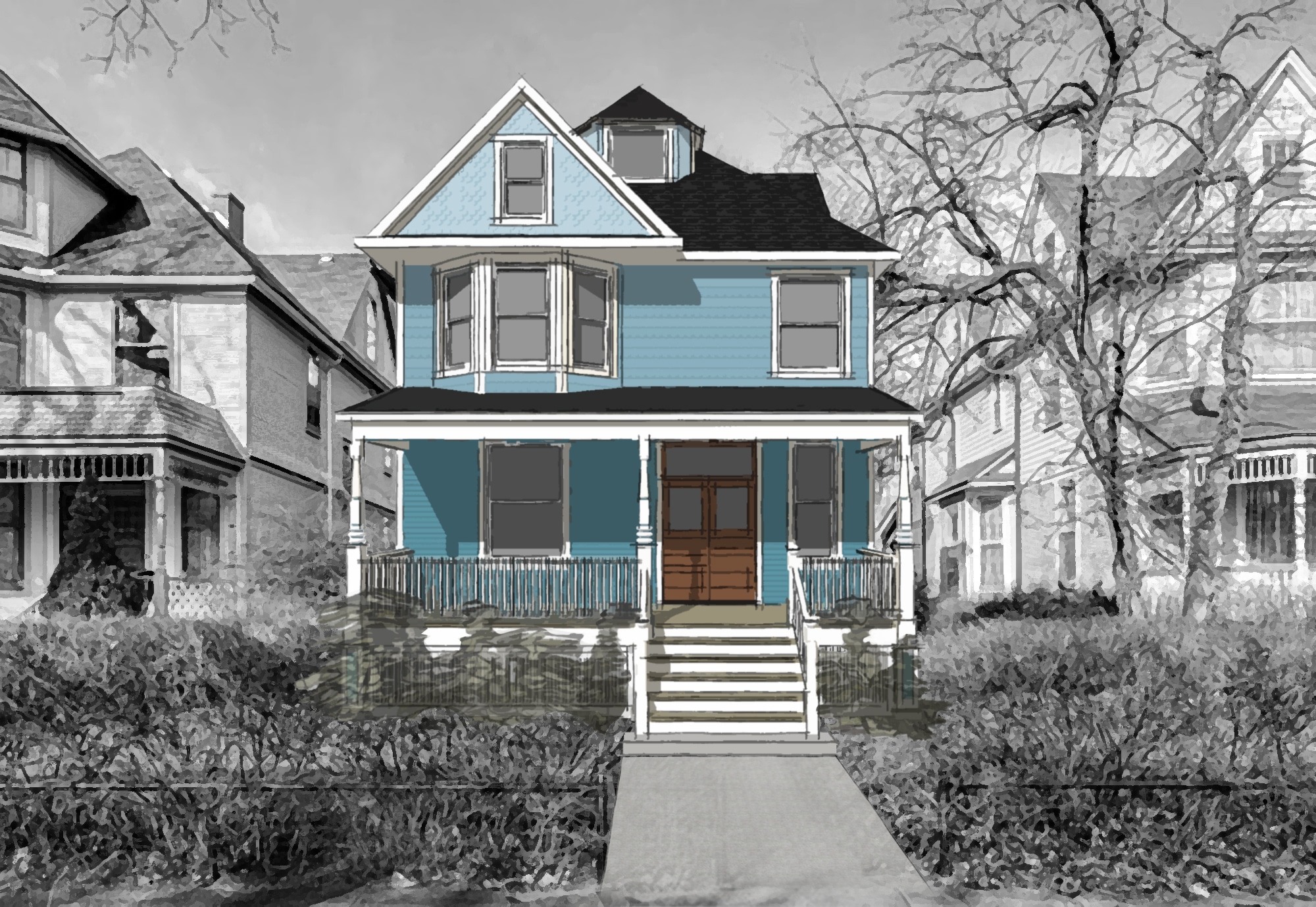 Picture of Village Victorian Home Restoration